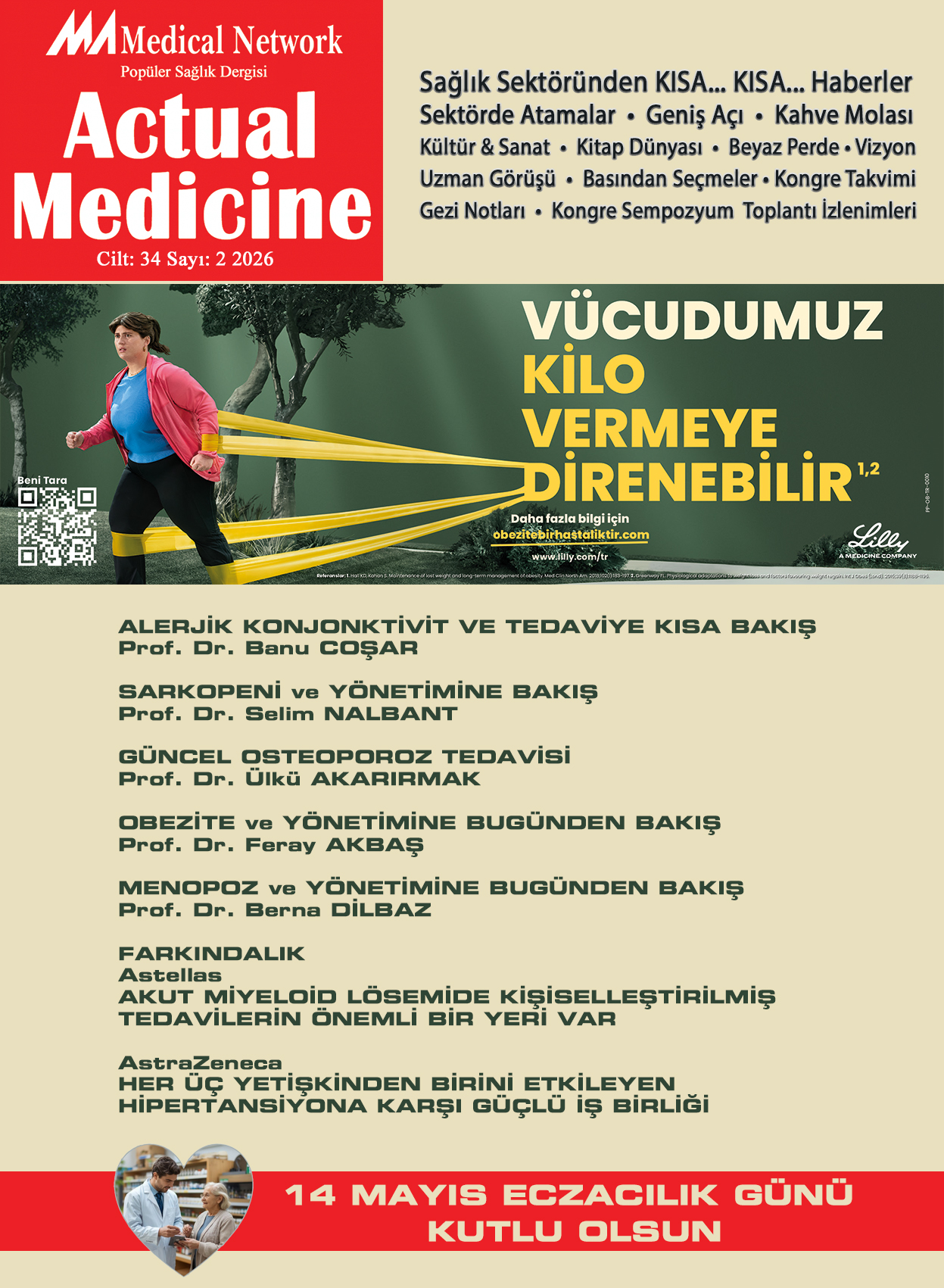 <p>Actual Medicine Y�l: 34 Say�: 2 2026</p>