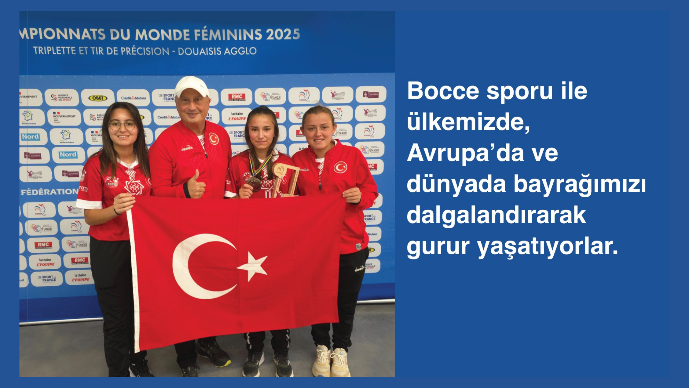 Ali Raif �la�tan Bocce Sporcusu Gen�lere Destek